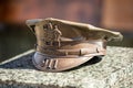 Police hat sculpture at Eagle Rock Reservation 911 memorial