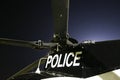 Police Helicopter Royalty Free Stock Photo