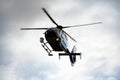 Police helicopter Royalty Free Stock Photo