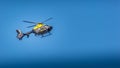 Police Helicopter flying in sky