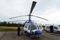 Police helicopter KA-226 at the airport