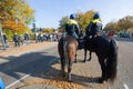 Police on horseback