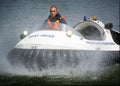 Police hovercraft Royalty Free Stock Photo