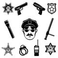 Police icon Set