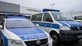 Police in International airport in Frankfurt Hahn, Germany