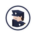 Police isometric avatar