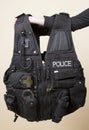 Police issue tactical vest Royalty Free Stock Photo