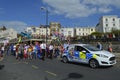 Police join in the colourful Margate Gay pride Parade Royalty Free Stock Photo