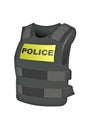 Police Kevlar vest Royalty Free Stock Photo