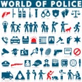 Police and law icons