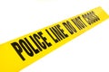 Police Line Crime Tape Royalty Free Stock Photo