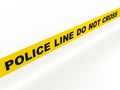 Police line do not cross Royalty Free Stock Photo