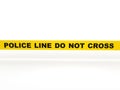 Police line do not cross Royalty Free Stock Photo