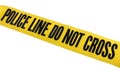 Police Line Tape Royalty Free Stock Photo