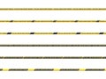 Police line tape set