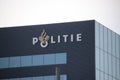 Police logo at an office in Rotterdam Crooswijk on the Veilingweg in the Netherlands