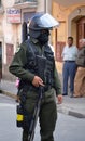 Police man in La Paz Royalty Free Stock Photo