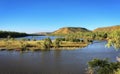 Police Mans Lookout Scenic viewpoint of the popular barramundi fishingat Victoria River in the outback of the Northern Territory A