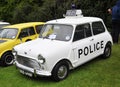 A police Mini Cooper
