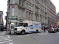 Police Mobile Command Center, NYPD Patrol Borough Manhattan South, NYC, NY, USA