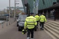 Police Motor Officers At Work Guiding Queen Maxima At The Nemo Science Museum The Netherlands 2019