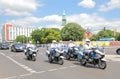 Police motorbike Berlin Germany
