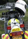 Police motorcycle Royalty Free Stock Photo