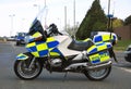 Police motorcycle Royalty Free Stock Photo