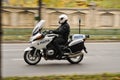 Police motorcycle