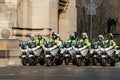 Police motorcycle squad