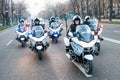 Police motorcycle squad