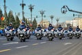 Police motorcycle squad