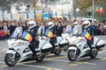 Police motorcycles Royalty Free Stock Photo