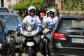 Police Motorcyclists Escort of the Prince of Monaco