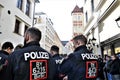 Police in Munich riot control football 3