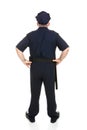 Police Officer Full Body Rear