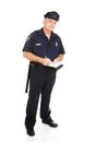 Police Officer On the Job Royalty Free Stock Photo