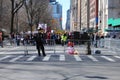 Police Barricade, March for Our Lives, Protest, Gun Violence, NYC, NY, USA Royalty Free Stock Photo