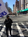 Police Officer, NYPD, March for Our Lives, NYC, NY, USA Royalty Free Stock Photo