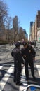 Police Officers, NYPD, March for Our Lives, NYC, NY, USA Royalty Free Stock Photo