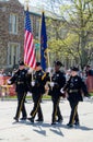 Police officers in parade Royalty Free Stock Photo