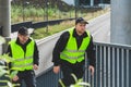 Police officers uphold law Royalty Free Stock Photo