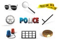 Police & order icon set