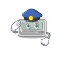 Police pager with in the mascot shape