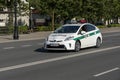 Police patrol car emergency response Klaipeda Lithuania