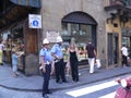 Police patrol in Italy