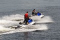 Police on personal watercraft