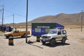 A police post on the road in the Altiplano.