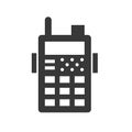 Police radio walkies talkie icon, police related icon