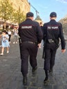 Police at the Red Square, Moscow Royalty Free Stock Photo